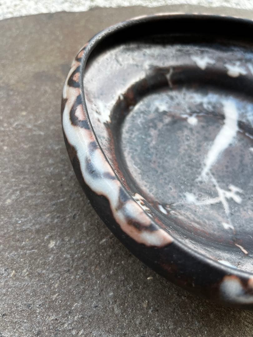 茶道具　備前焼　灰器　中村正彦作