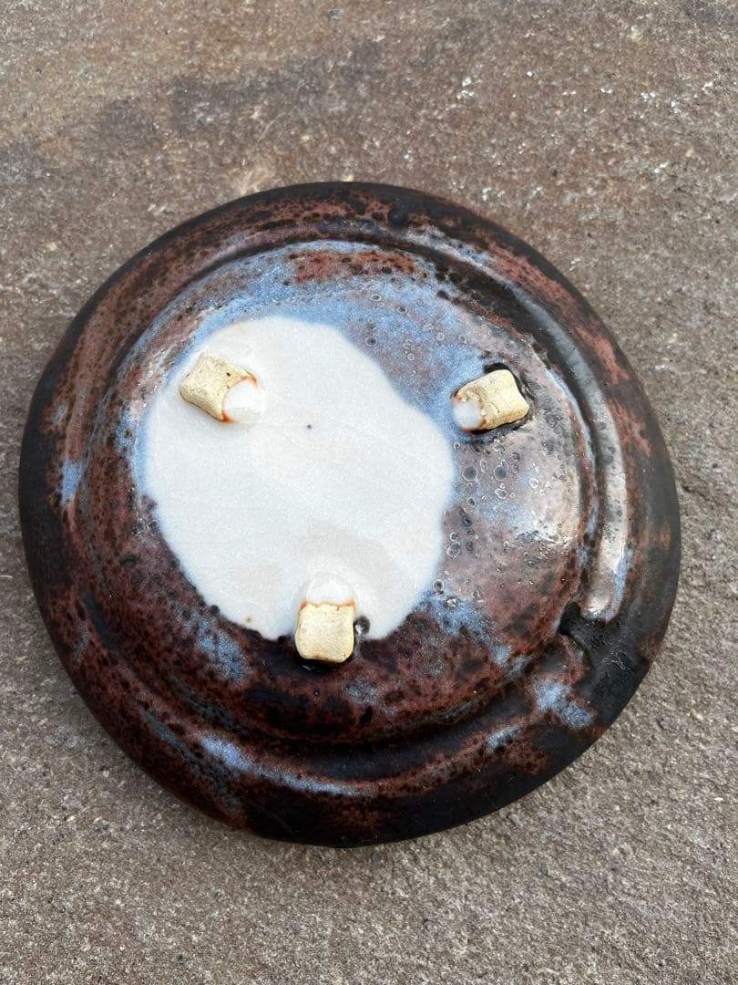 茶道具　備前焼　灰器　中村正彦作