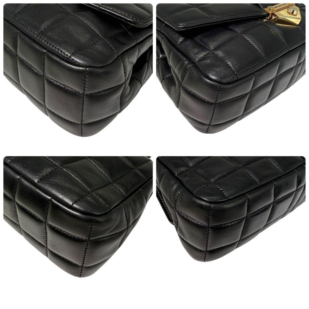 《極美品》マイケルコース チェーン ショルダーバッグ キルティング レザー