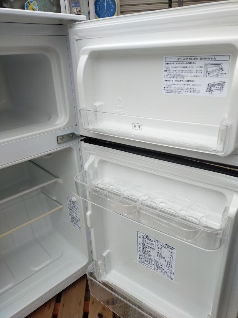 （送料・設置込み）Hisense 2ドア冷凍冷蔵庫☆HR-B95A☆2018年製