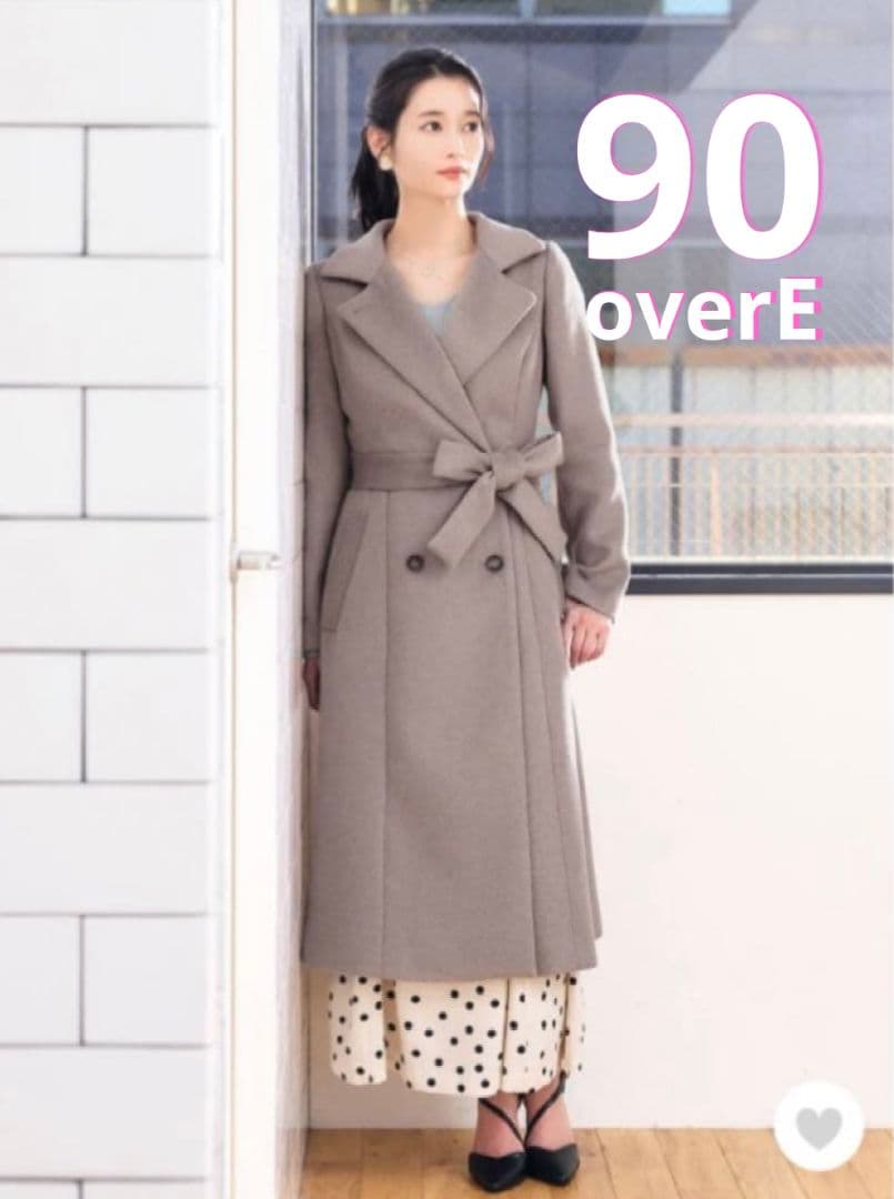 «overE» 理想のチェスターコート 90モカ