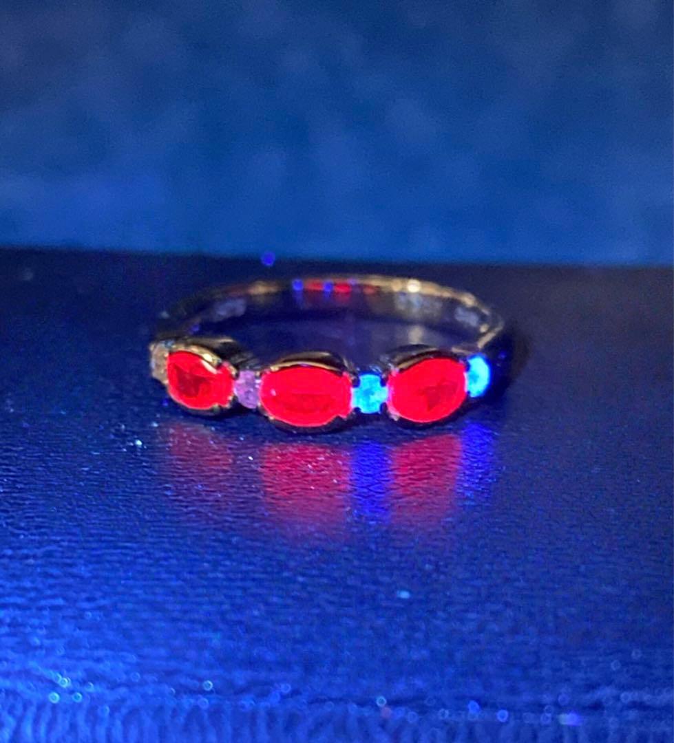 に*-様 アレキサンドライト プラチナファッションリング ダイヤモンド #12