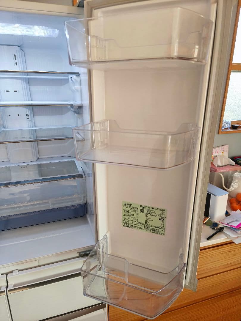 三菱 冷蔵庫 6ドア 観音開き MR WX 47A W1 470L