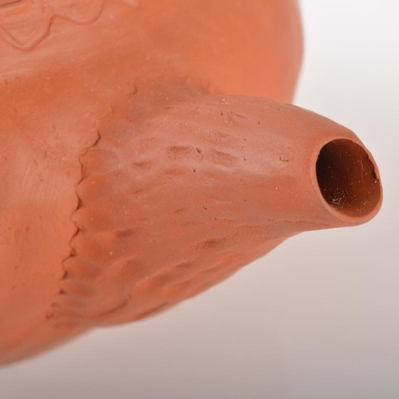 煎茶道具　常滑焼　紅映造　組作り　急須　共箱　M　R6522