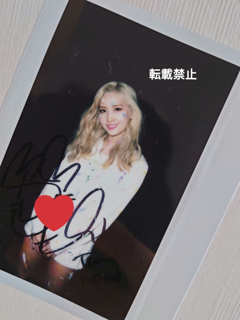 TWICE モモ チェキ Fanfare ペイント