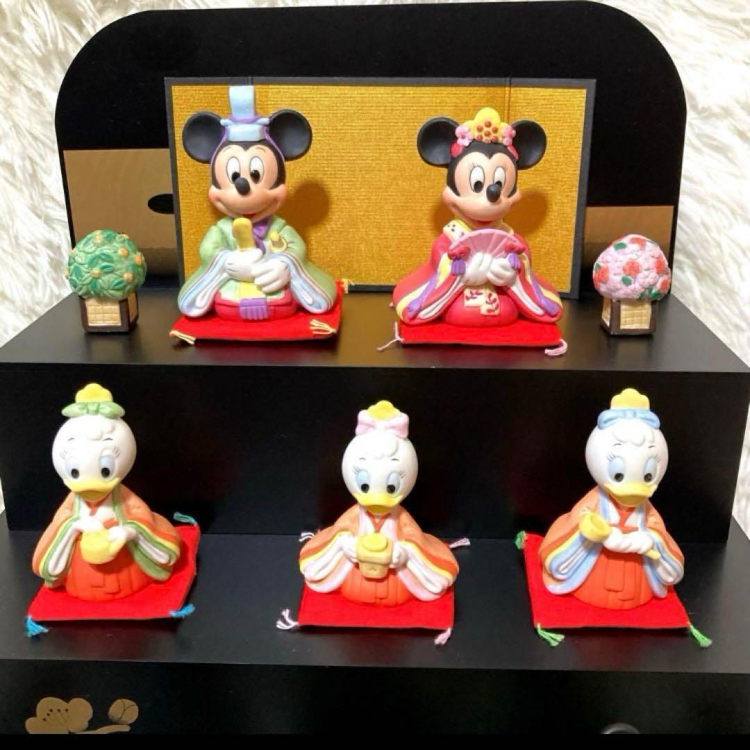 くーちゃん⭐️希少⭐️激レア ディズニー雛人形 五段飾り 陶器製 ひな祭り