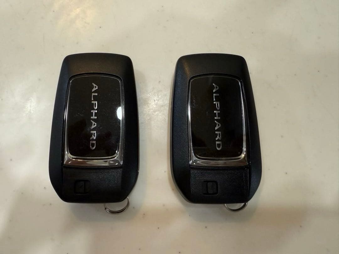 30系アルファード キーレス　6つボタン　フィルム貼り