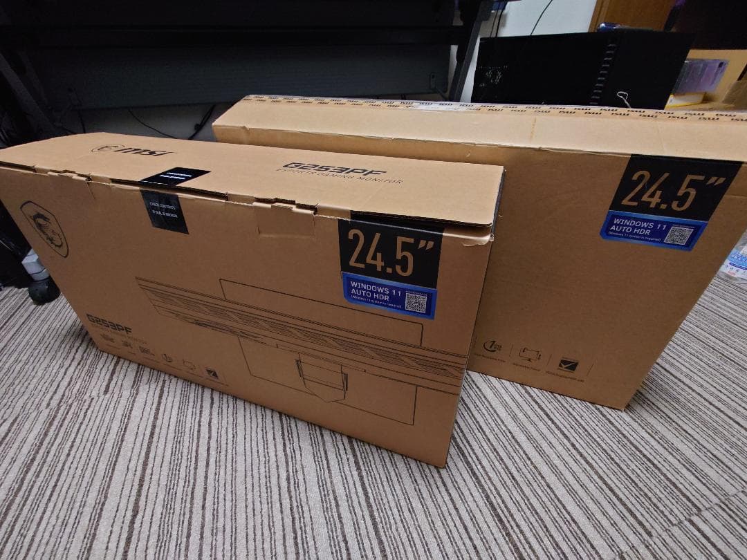 msi G253PF ゲーミングモニター 380Hz 1ms 24.5イ