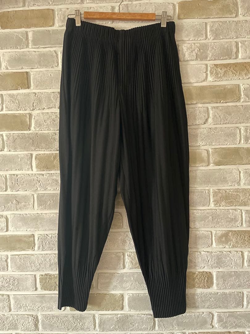 HOMME PLISSÉ ISSEY MIYAKE サルエルパンツ 黒