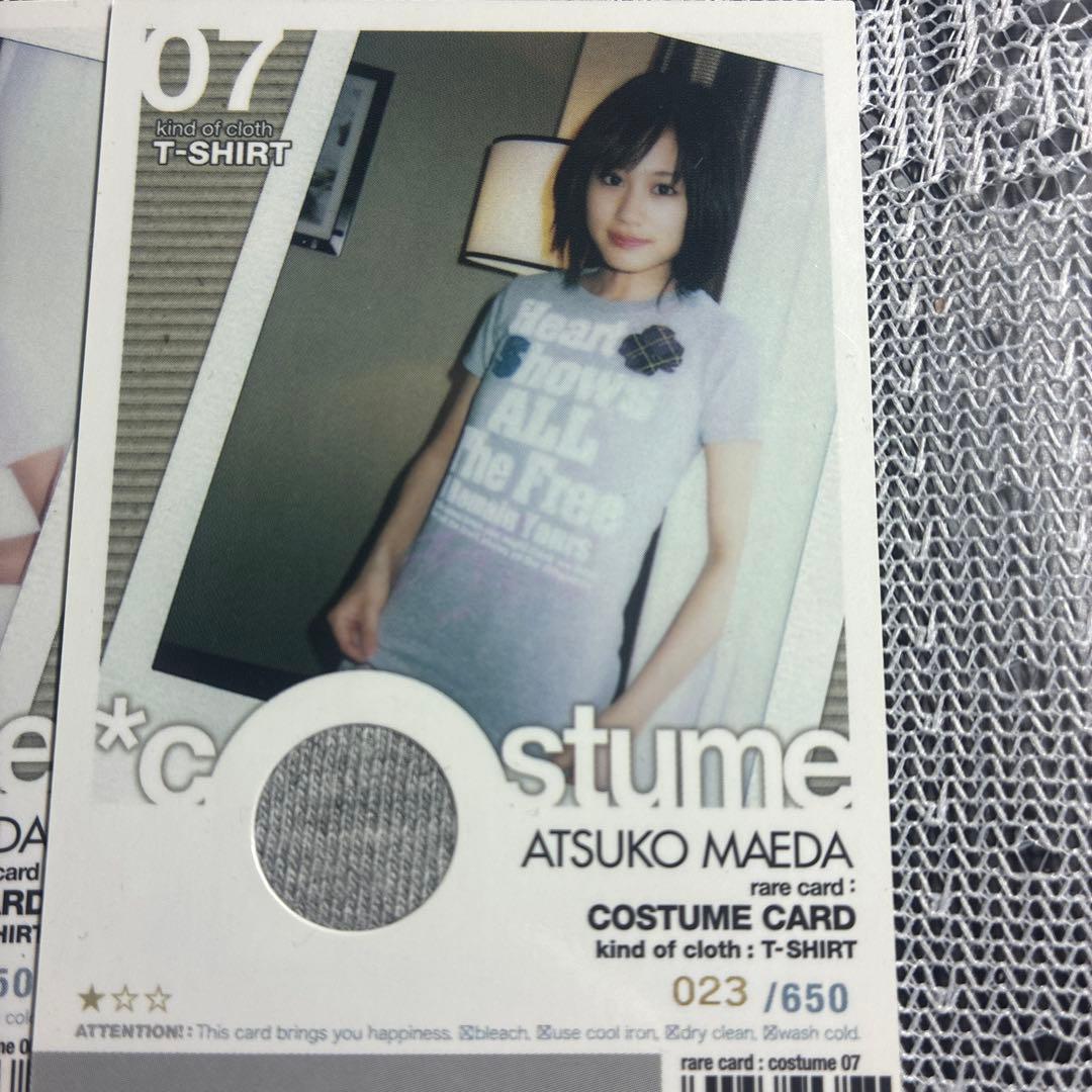 Atsuko Maeda 写真カード・コスチュームカードセット　前田敦子　チェキ