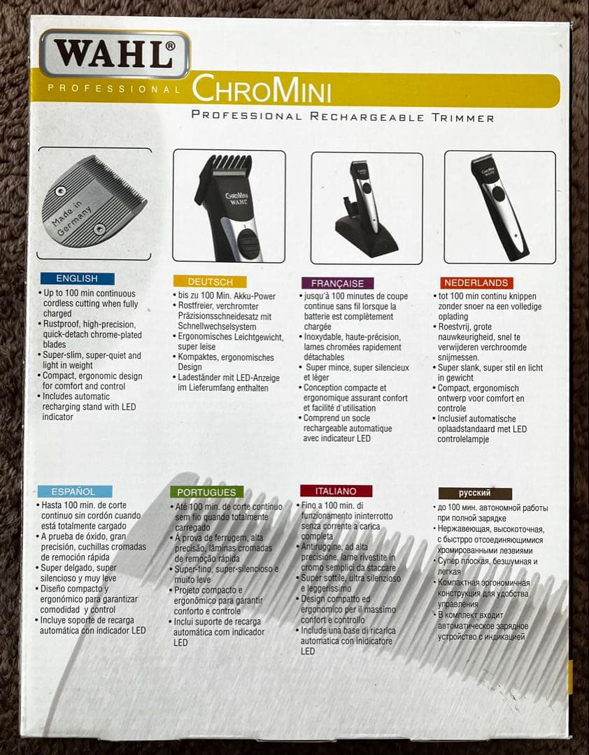 WAHL CHROMini バリカン　ウォール　クロミニ