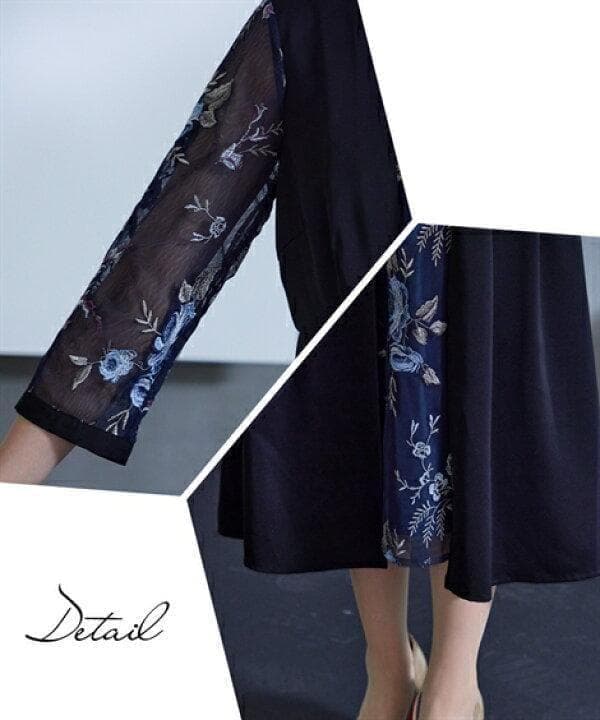 カラルス セレブ 高級 高見え 大きいサイズ 美ライン 上品 人気 フラワー 花