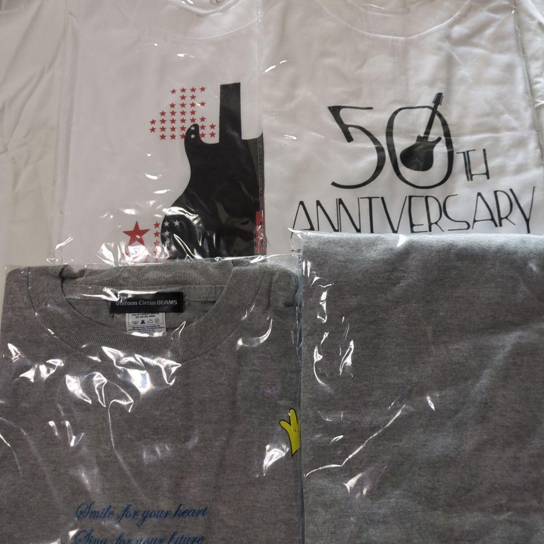 ワイルドワンズサイン入り希少Tシャツ、CD、レコード、タオル、ハンカチ各種