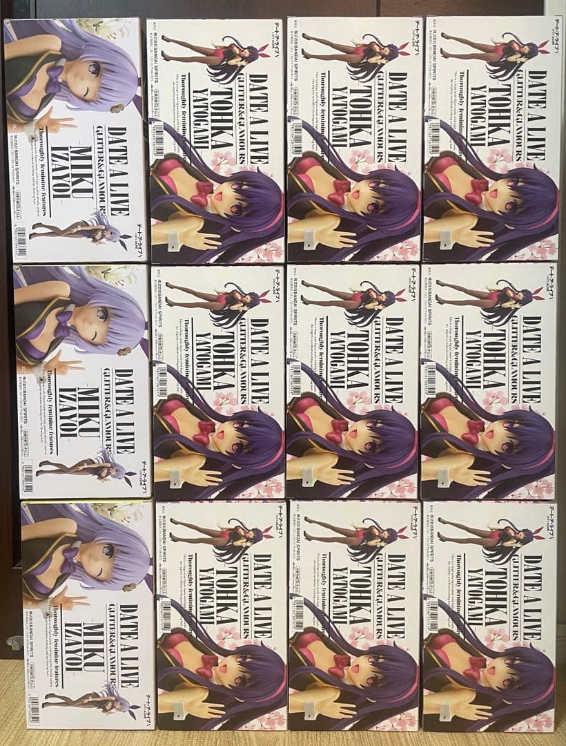 フィギュアまとめ売り12個　デート・ア・ライブ GLITTER&GLAMOURS