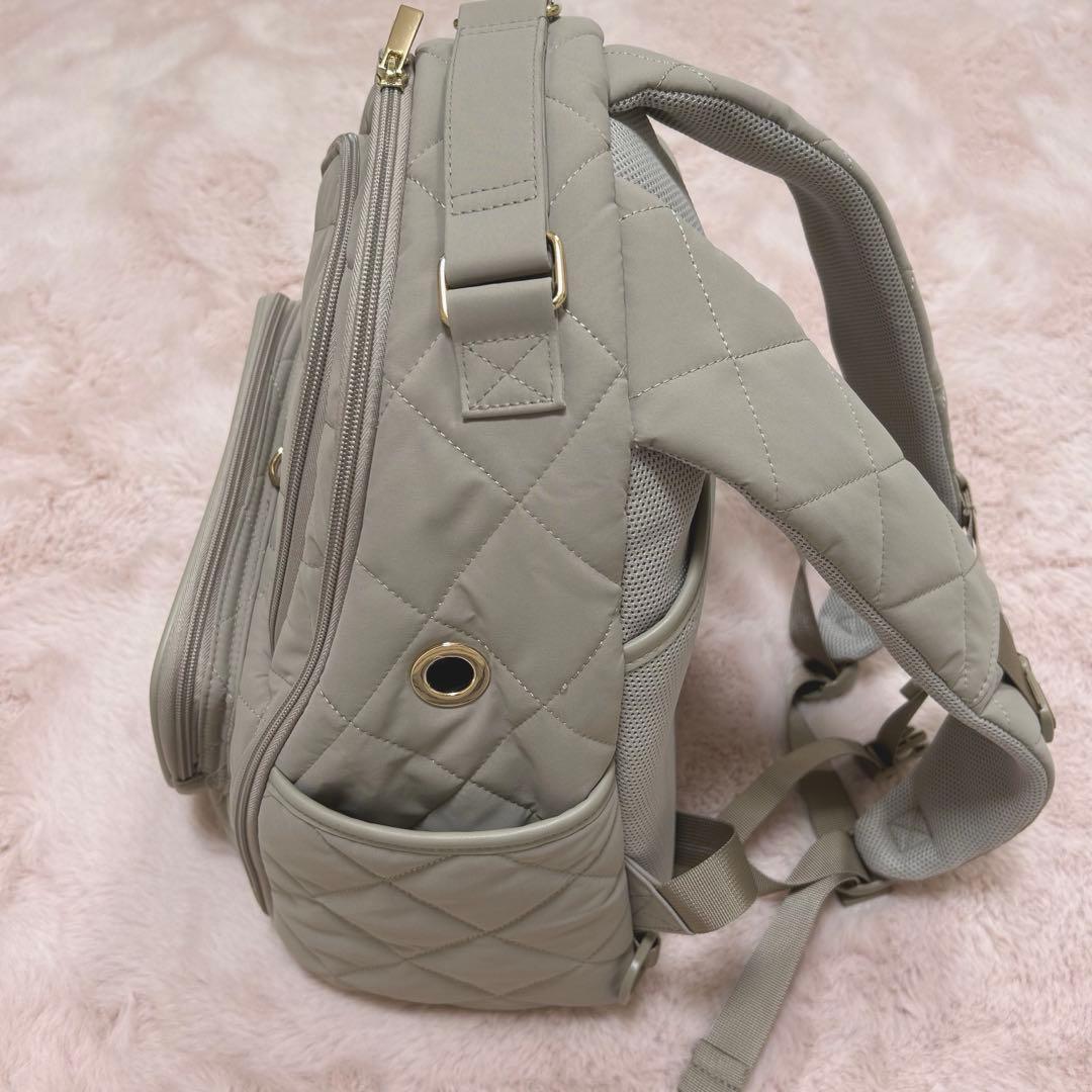 モンシェリ　撥水ドームキルティングリュック　moncheri 犬　キャリーバッグ