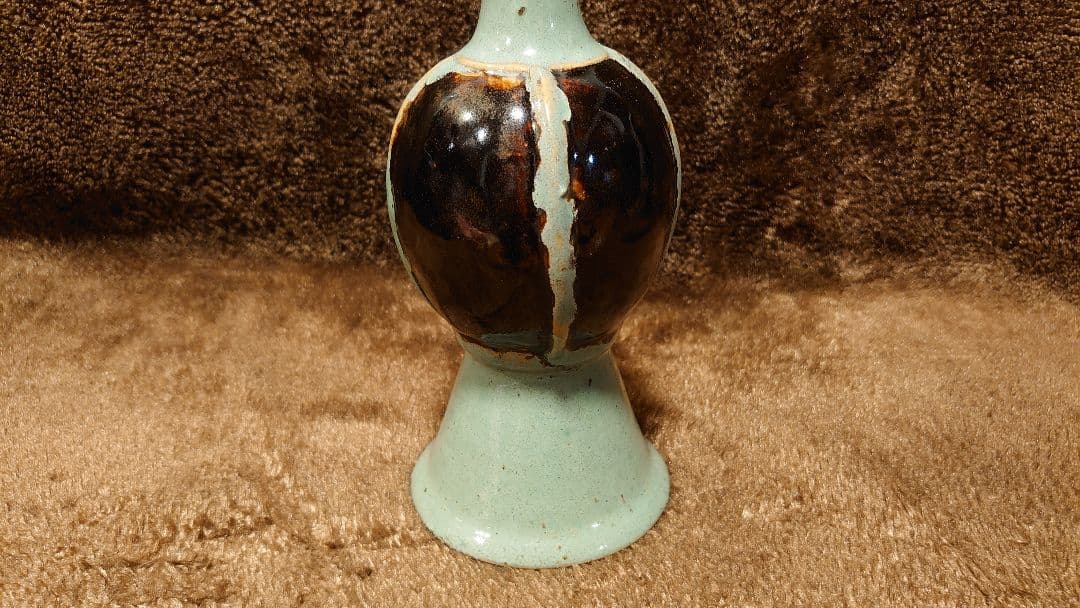 李朝　古阮　青磁　花入　蔵出し　中国美術　１客