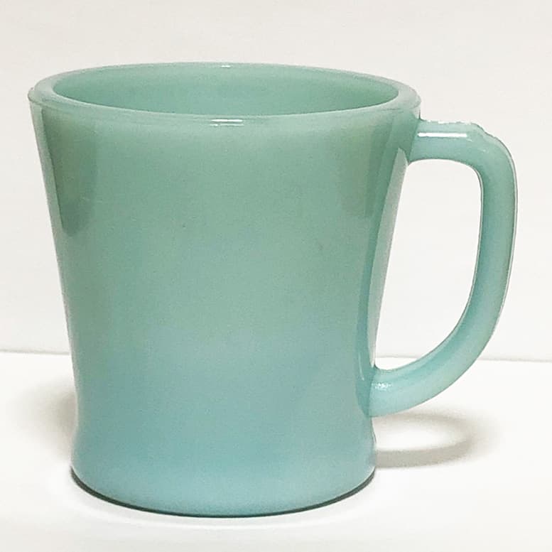 fire king D ハンドル マグ ターコイズブルー １点　＃003