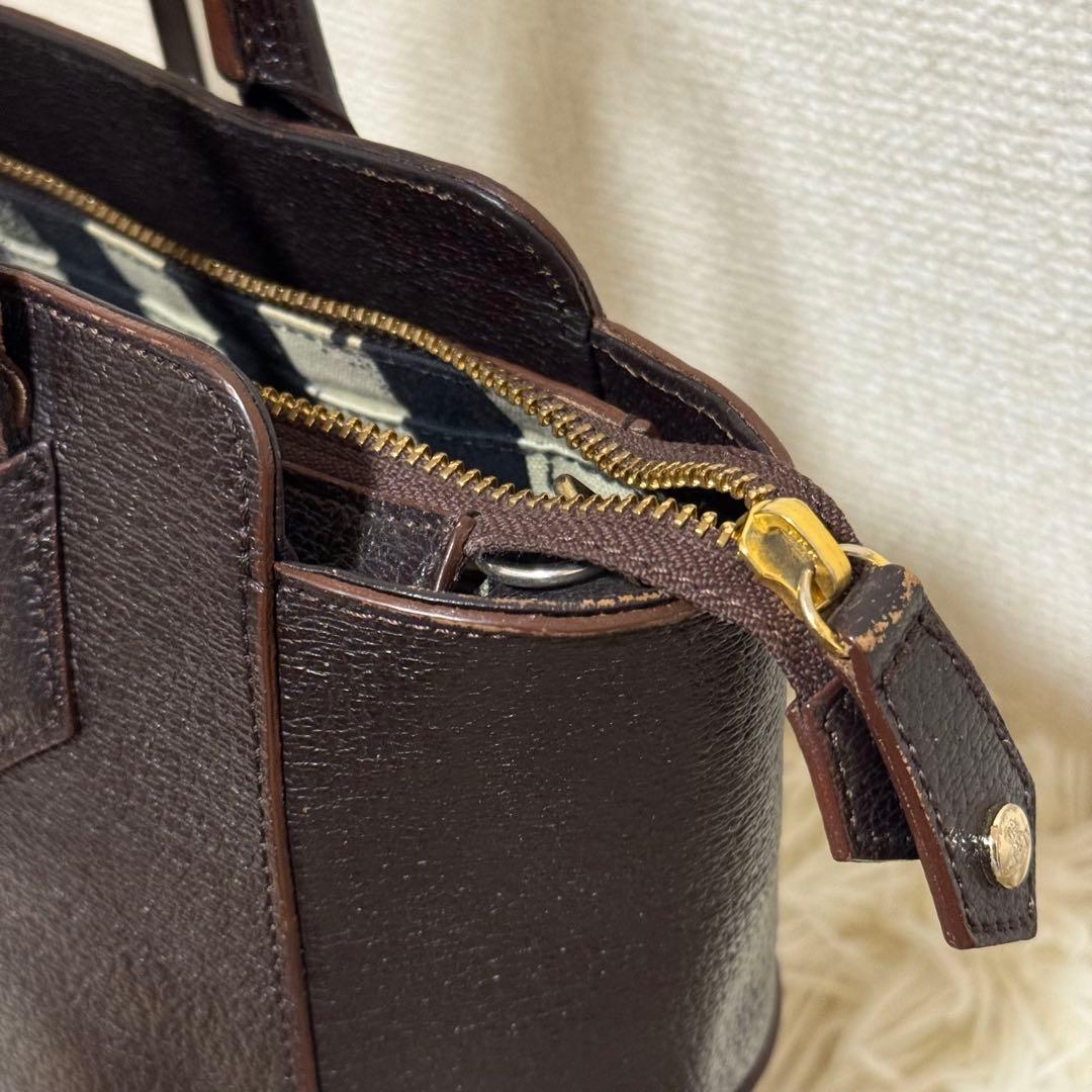 【美品】ヴィヴィアン　ハンドバッグ　2way　ブラウン　ショルダーバッグ　金具