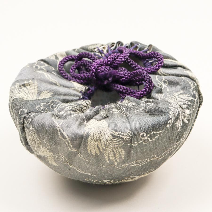 高取焼 茶碗 茶道具 仕覆 箱付