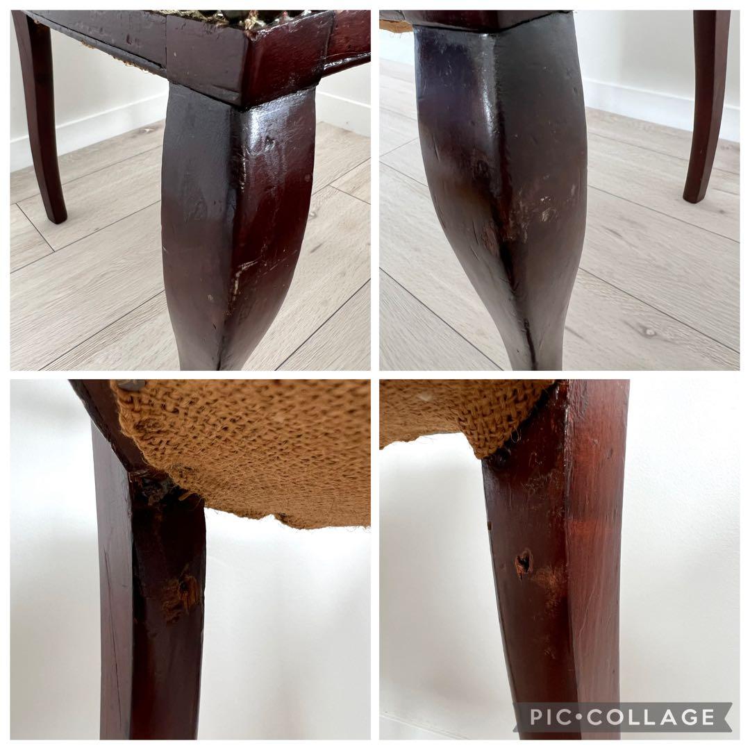 アンティーク　サロンチェア　ヨーロッパ家具