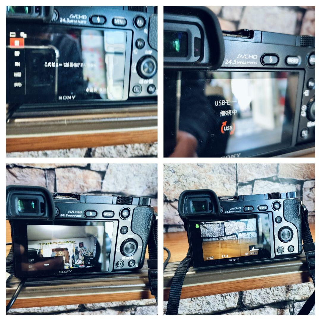 や*ま様 SONY　一眼レフカメラα6000　ダフルズームレンズセット　カメラ収