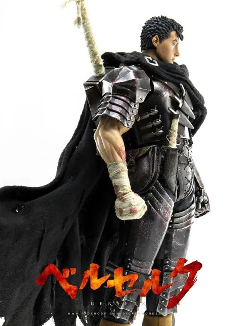 ベルセルク threezero gecco ガッツ　フィギュア。