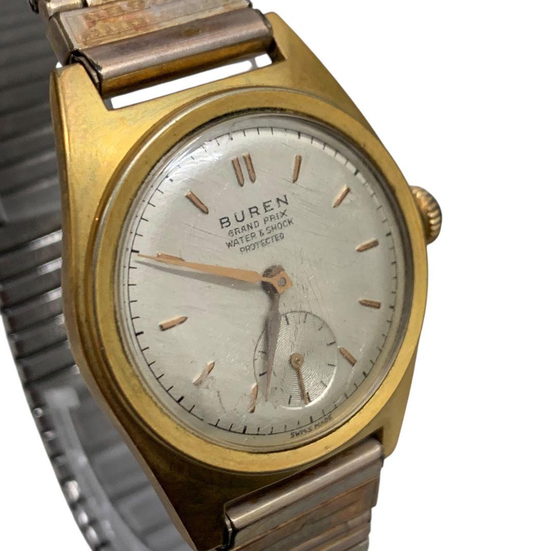 シ*ア様 A10294【希少】稼働品 手巻 ビューレン アンティーク 腕時計　ス