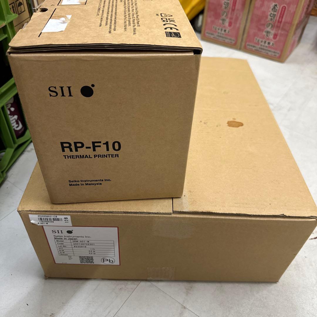 新品SII　セイコー　サーマルプリンター＆ドロアー■RP-F10　エアレジ対応
