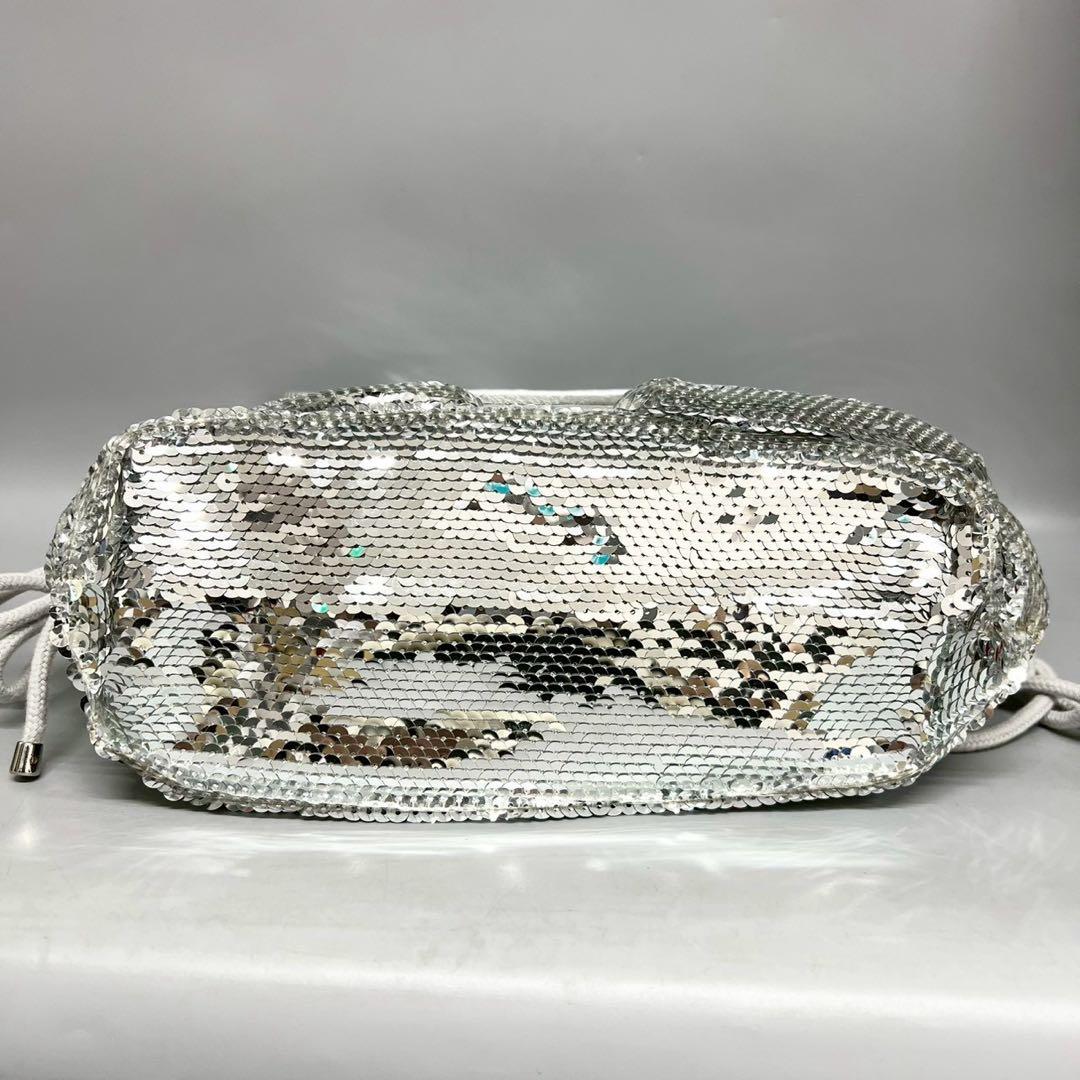 美品 COACH ショルダーバッグ ハンドバッグ スパンコール 13821