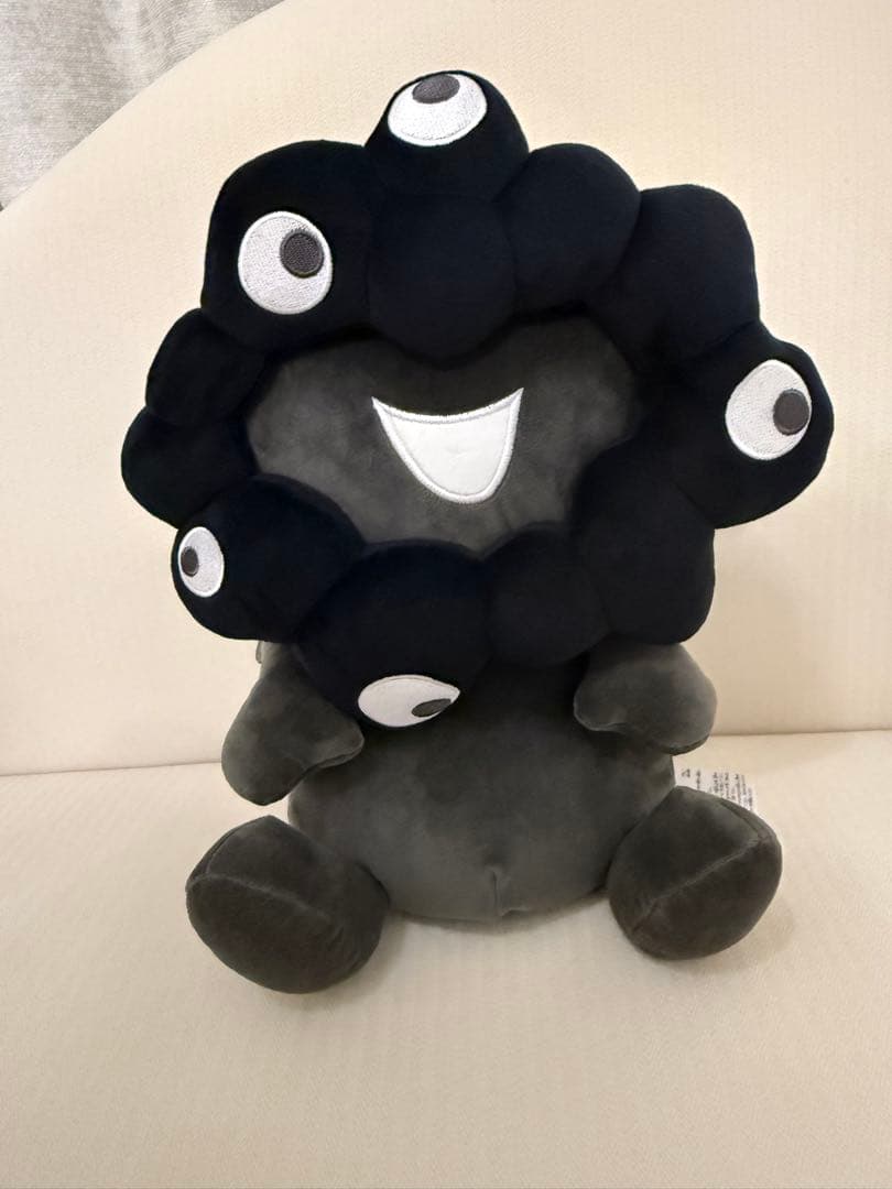 EXPO2025 黒 ミャクミャク お手玉風ぬいぐるみ　L サイズ☆