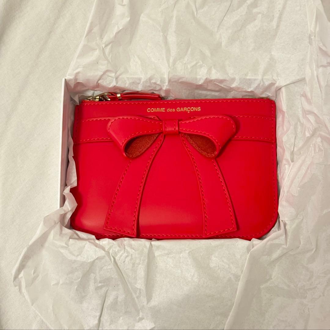 R*N様 COMME des GARCONS リボン付きケース レッド