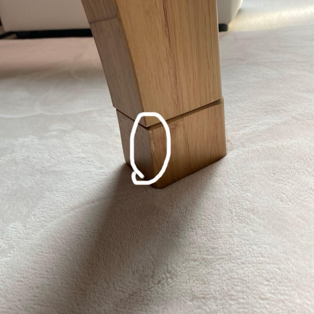 ナチュラルウッド こたつテーブル