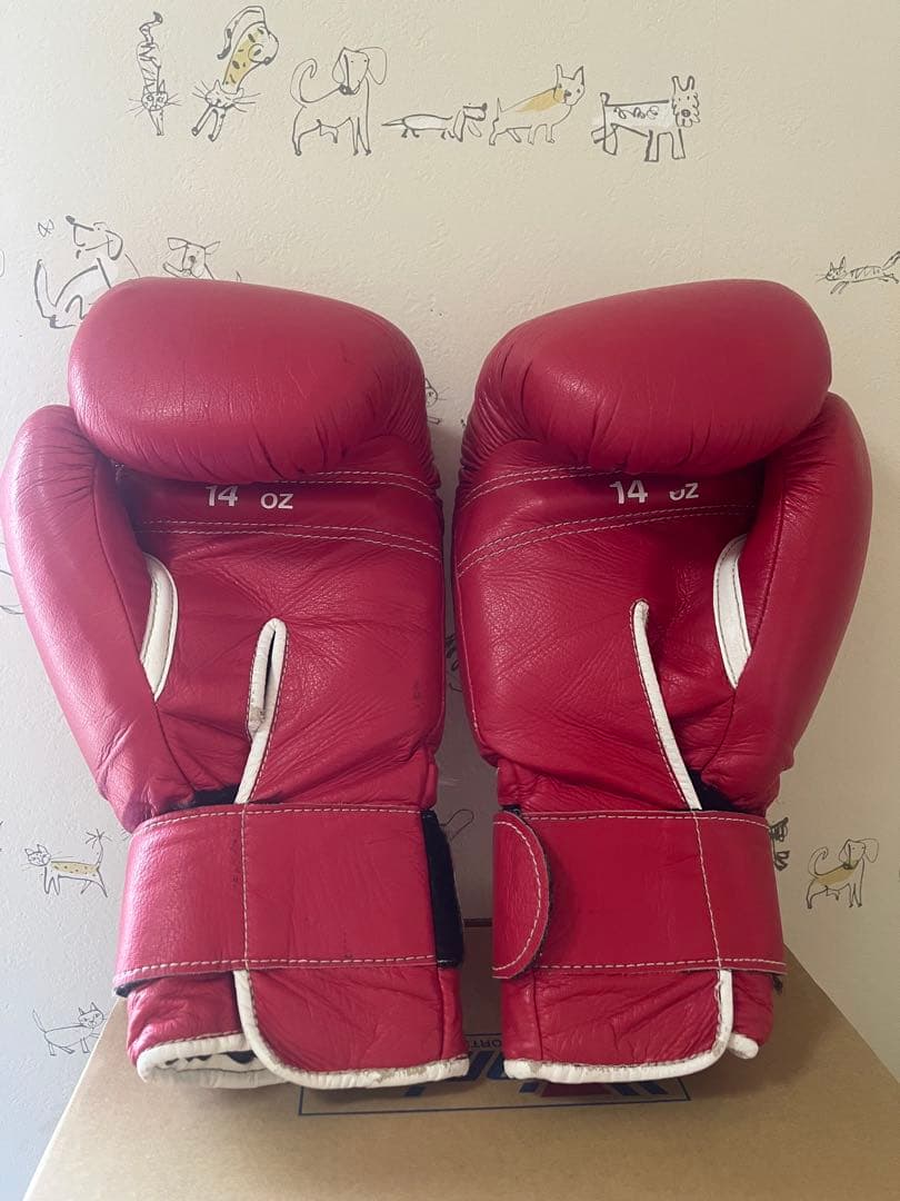 Winning ボクシンググローブ 14oz 赤 ソフトタイプ