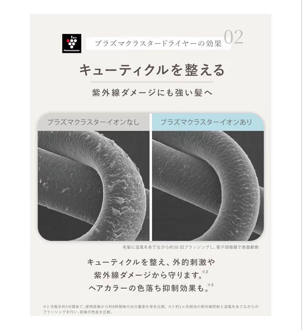 SHARP ヘアドライヤー IB-WX902-W ホワイト