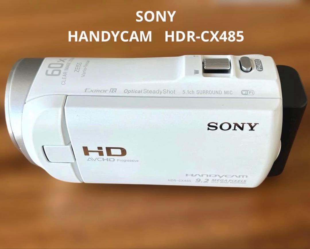 SONY ハンディカム HDR-CX485 セット（動作確認済み・初期化済み）