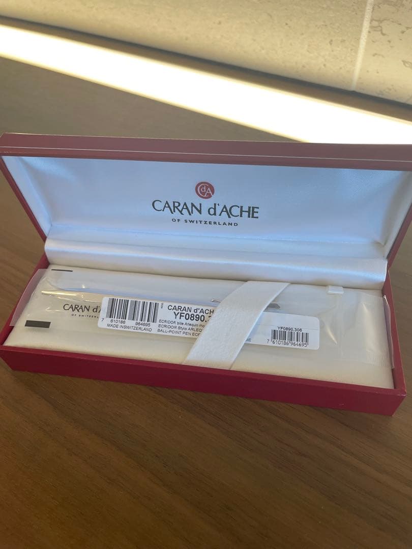 新品未使用CARAN d’ACHEエクリドール アルルカン ロジウム ボールペン