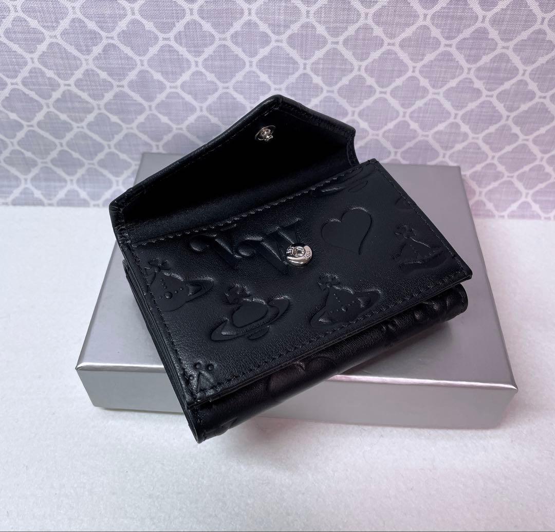 【内柄も素敵☆最新】Vivienne Westwood 三折り財布 マット