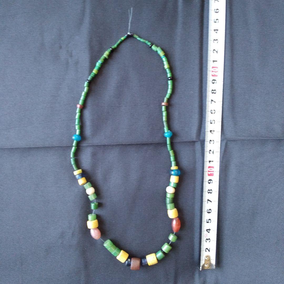 古代ガラスネックレス　ガラスネックレス　ネックレス　古代ガラス　NO 2