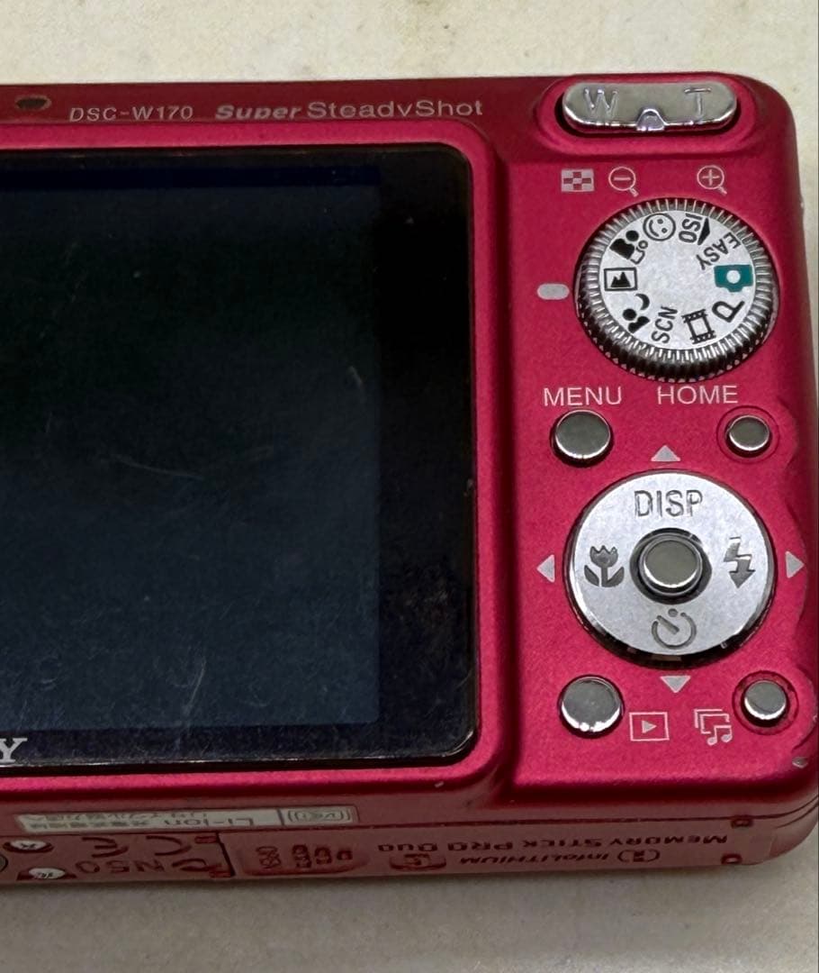 Sony Cyber-shot DSC-W170赤コンデジ ＃243
