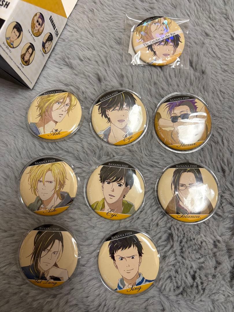 BANANA FISH Ani-Artトレーディング缶バッジ2～4セット