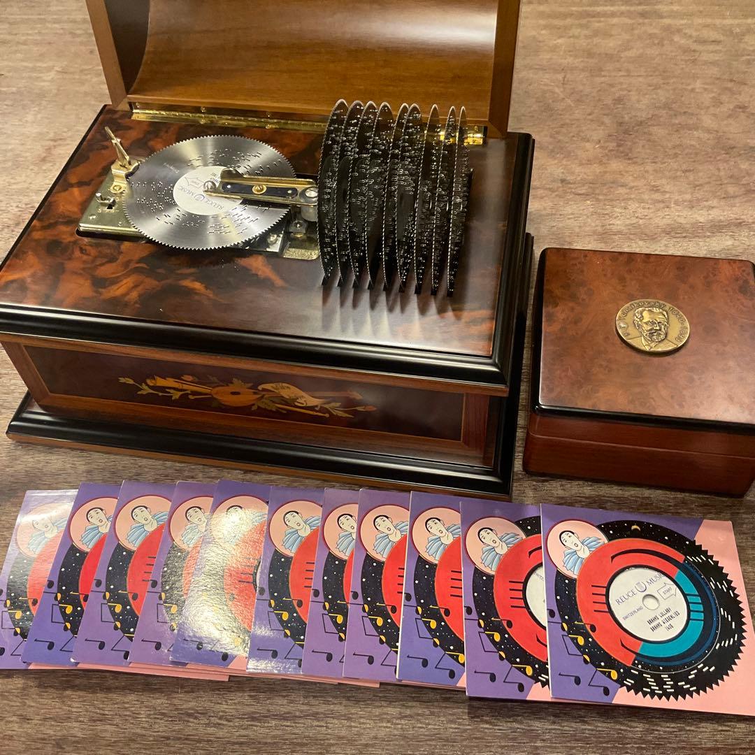 美品！REUGE リュージュ ディスク交換式 ドーム型 オルゴール 動作確認済