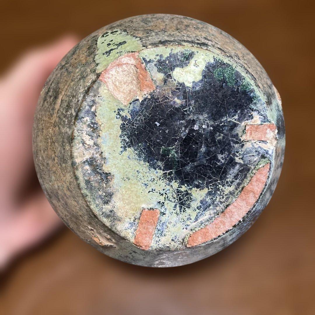 緑釉壺　中国発掘品