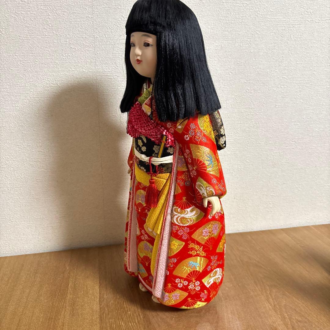 市松人形 日本人形 置物　木目込