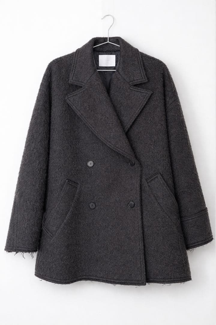 louren shaggydoublecoat／グレー