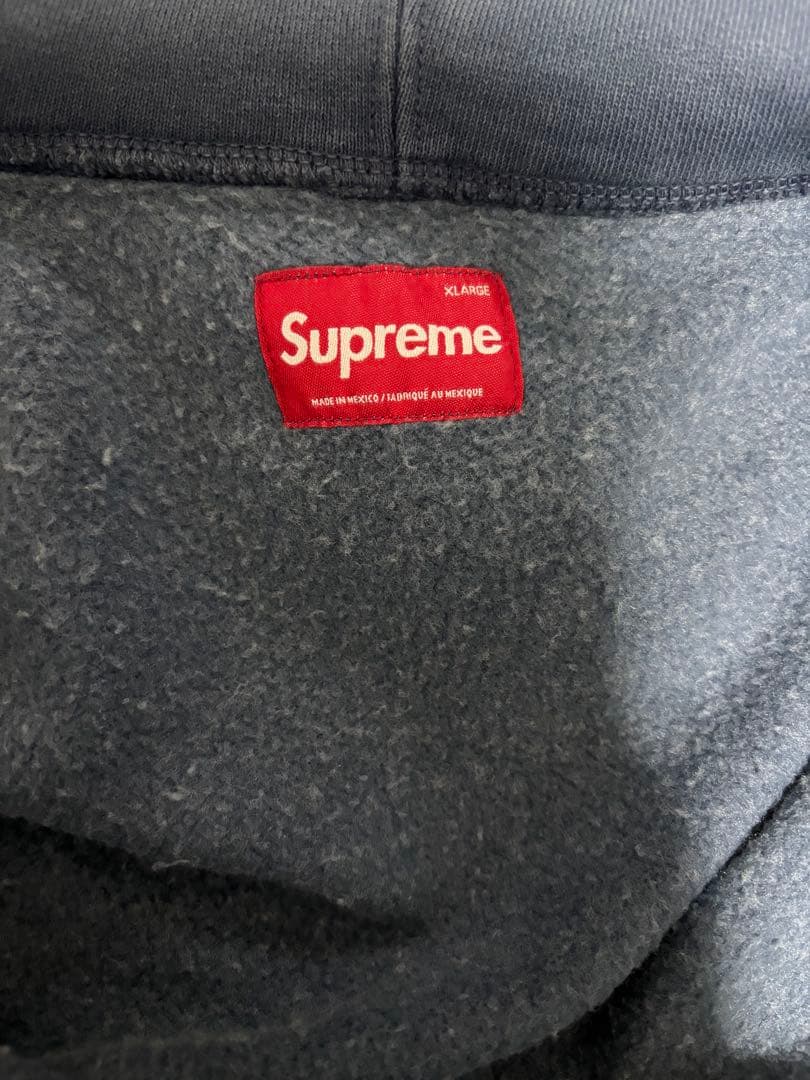 トップス Supreme OverdyedSmallBox ZipUp hoodie