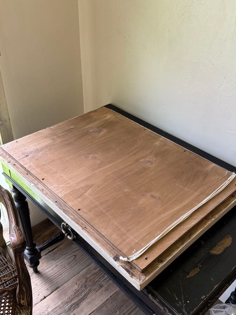 フレンチアンティーク ホワイトペイント シャビーシック ミラー