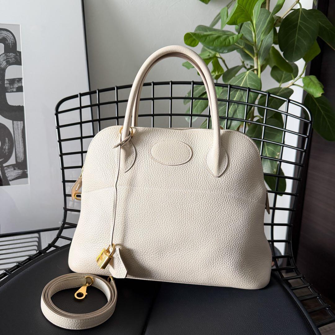 【2020年製】 HERMES ボリード 31 クレ ショルダーバッグ Y刻印