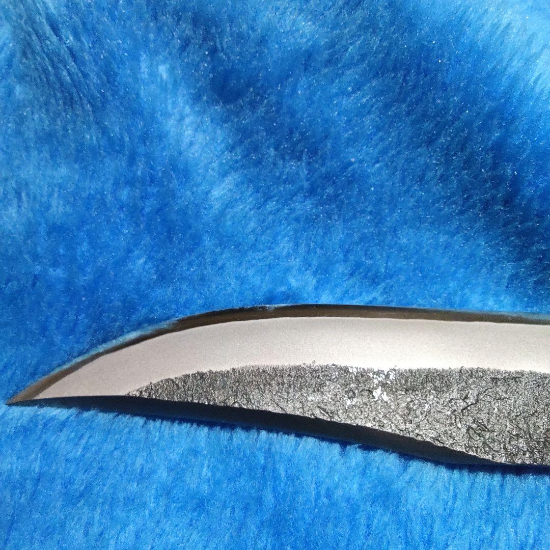 (1月10日までの限定お値下げ中)トヨクニ　晶之作　ボウイナイフ　青紙スーパー