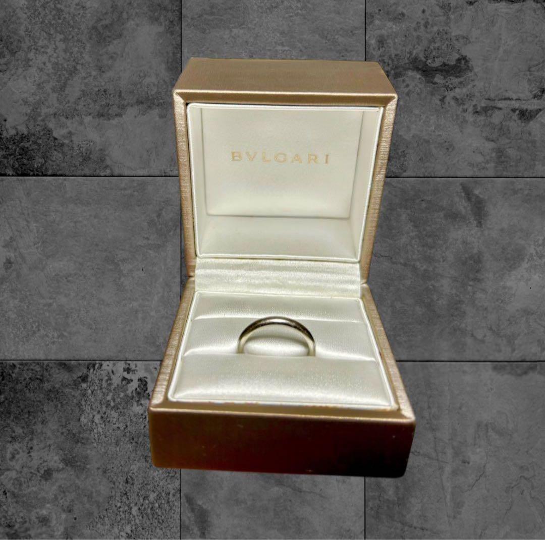 BVLGARI ブルガリ　リング 結婚指輪　プラチナ　シルバーリング　指輪