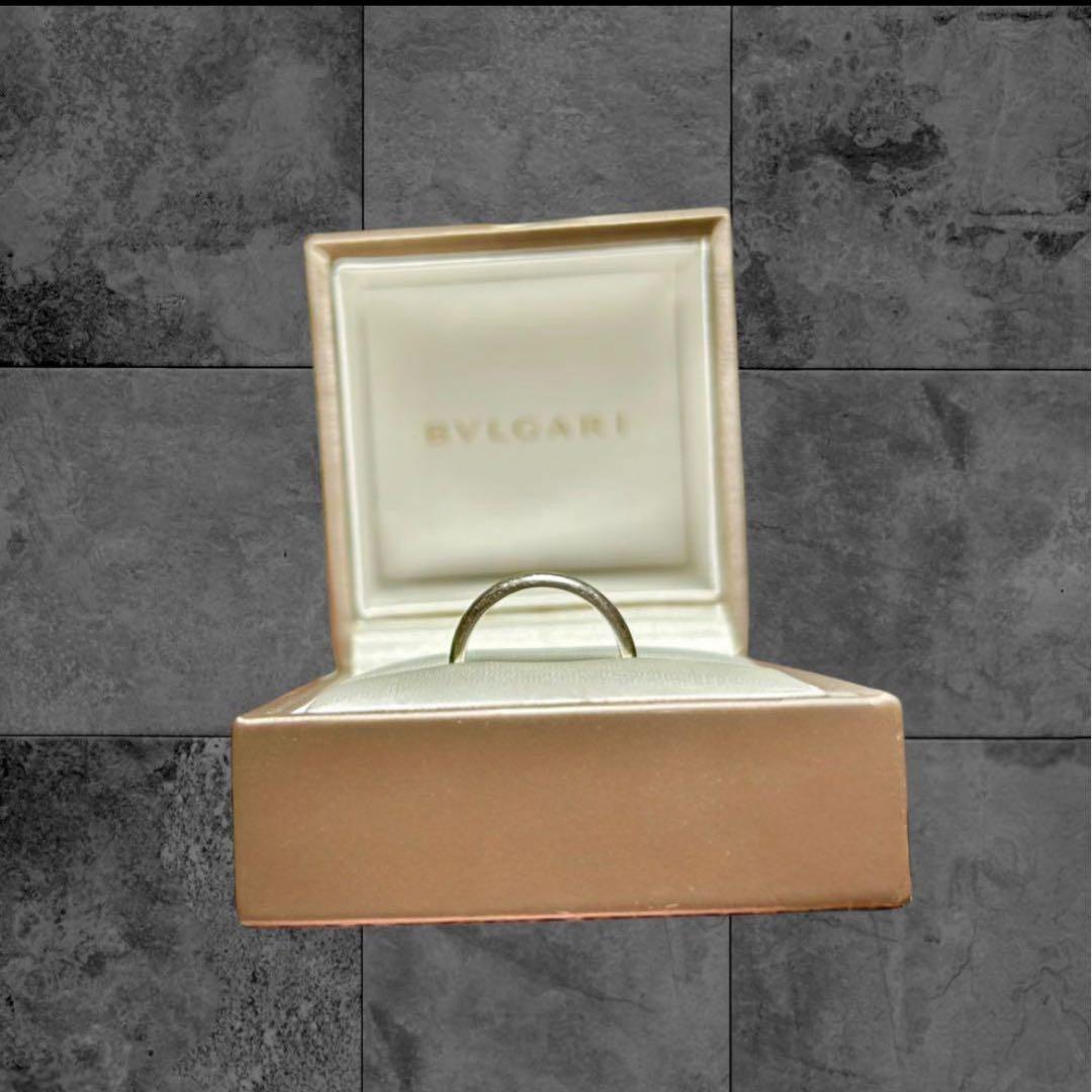 BVLGARI ブルガリ　リング 結婚指輪　プラチナ　シルバーリング　指輪